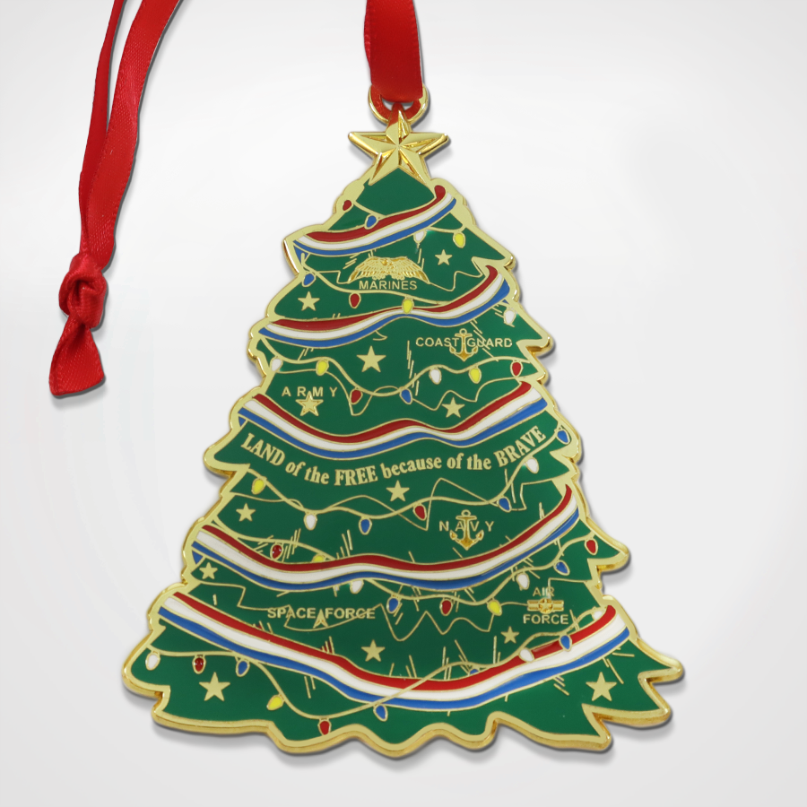 U.S.A. Christmas Tree Ornament