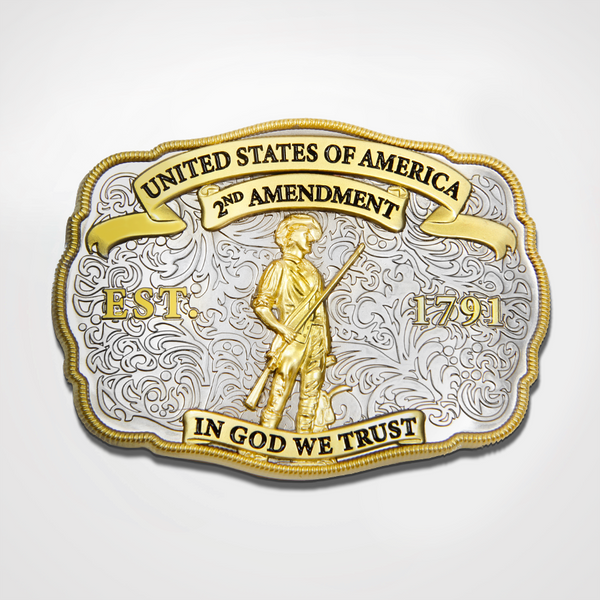 2nd amendment 2025 belt buckle