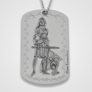 Armor of God Dog Tag Female-Front