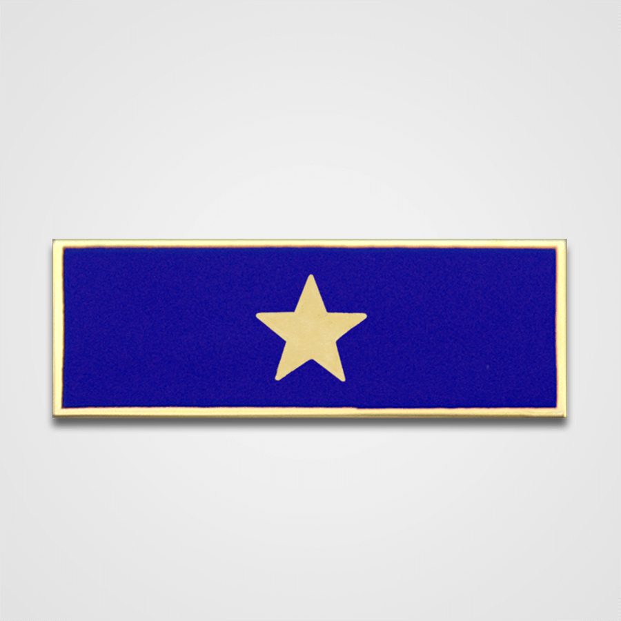 1-Star Blue Merit Pin-Bar