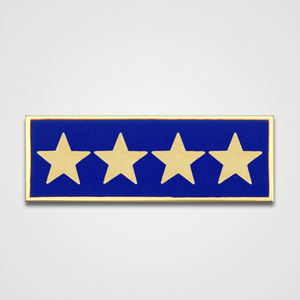 4-Star Blue Merit Pin-Bar