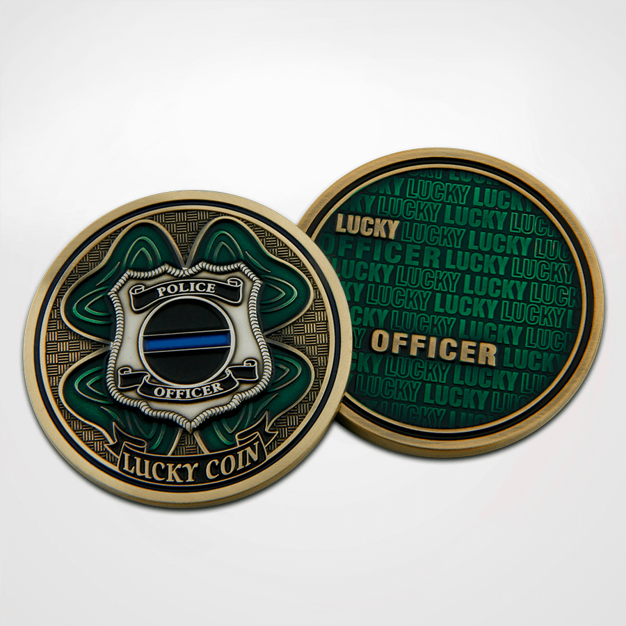 Lucky Police Officer Coin