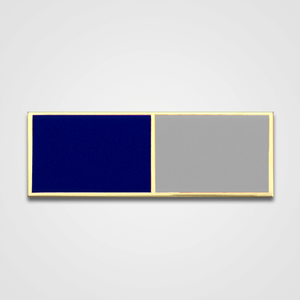 2-Stripe Blue/Gray Merit Pin-Bar