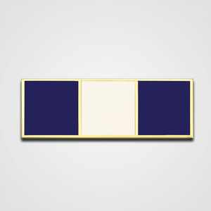 3-Stripe Navy/White Merit Pin-Bar
