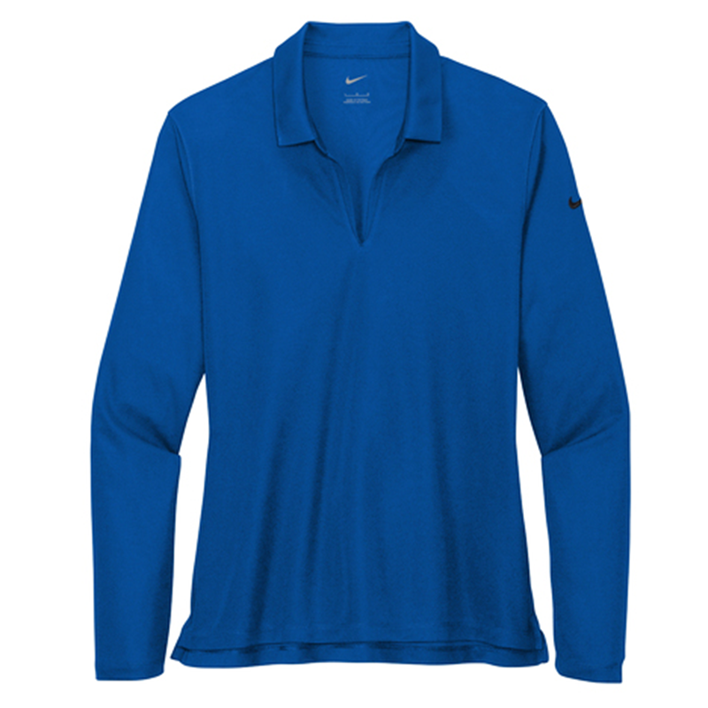 NKDC2105 Nike Women's Dri-FIT Micro Pique 2.0 Long Sleeve Polo