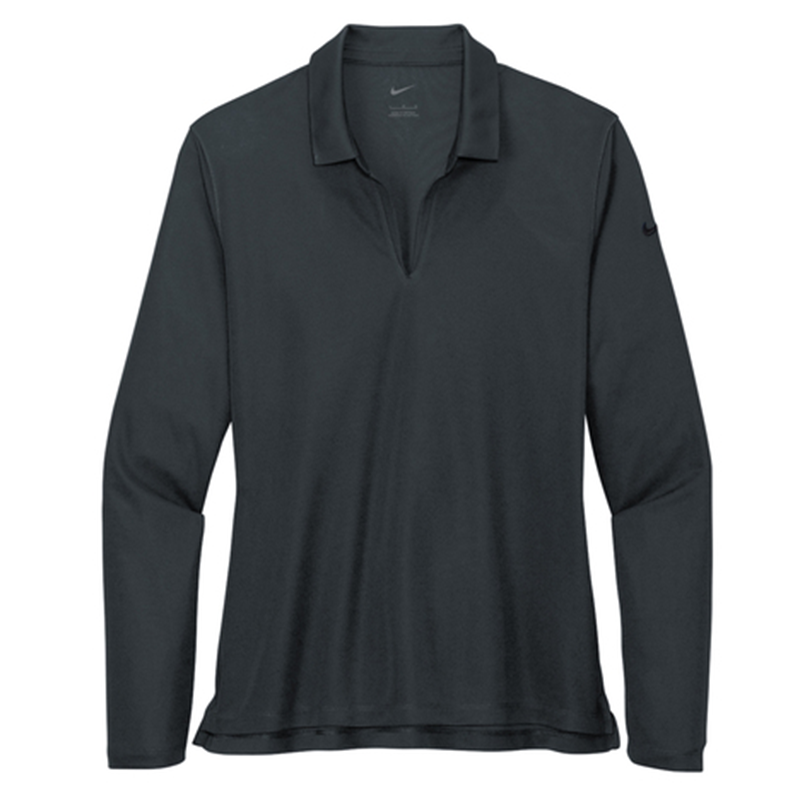 NKDC2105 Nike Women's Dri-FIT Micro Pique 2.0 Long Sleeve Polo