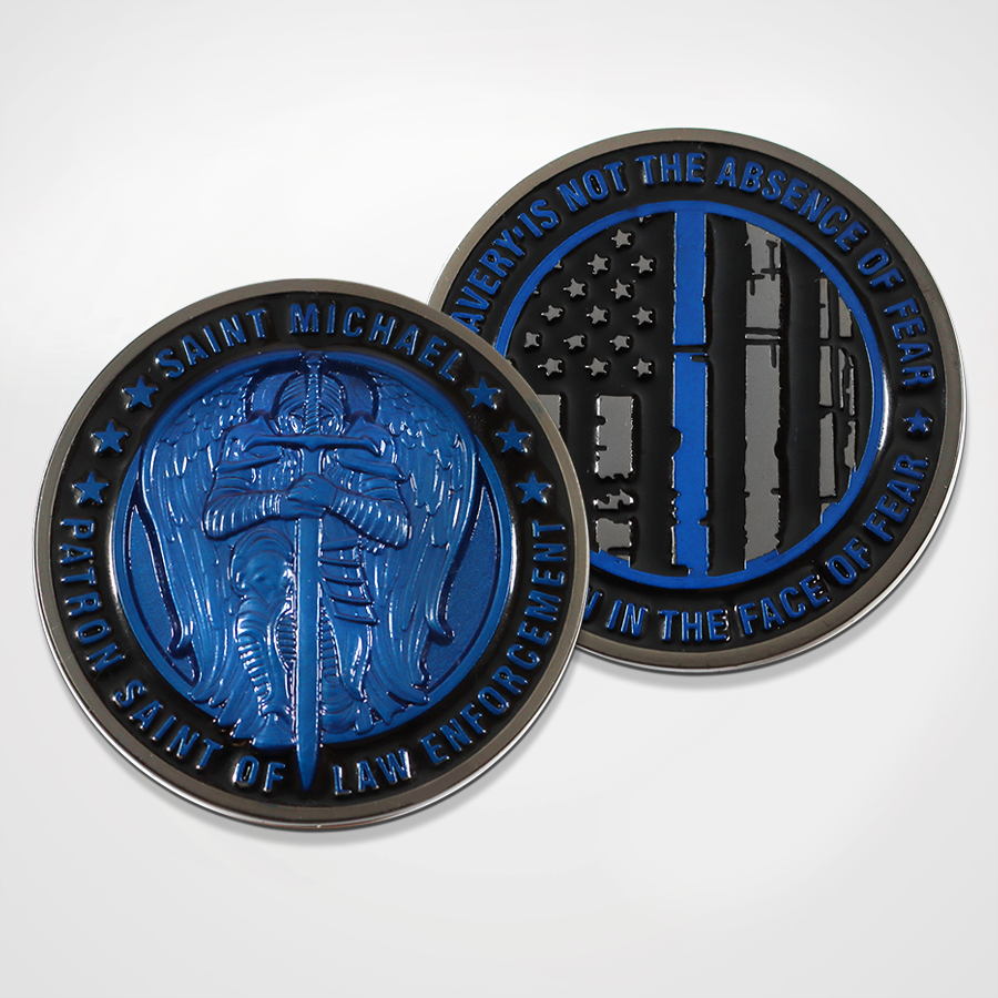 Police Challenge Coins, St. Michael Coin Strafverfolgung Mit