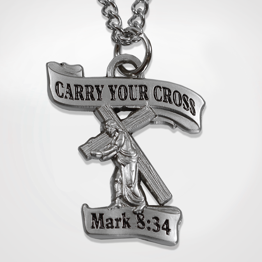 
            
                Load image into Gallery viewer, Carry Your Cross Pendant
            
        