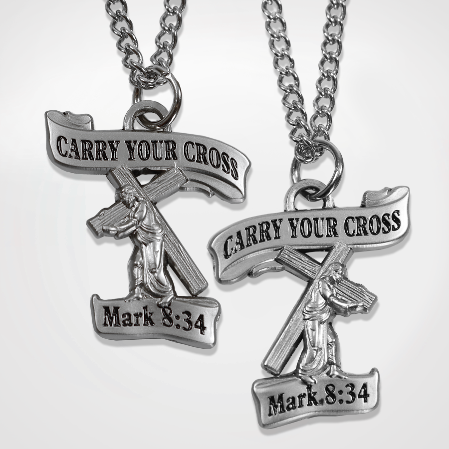 
            
                Load image into Gallery viewer, Carry Your Cross Pendant
            
        