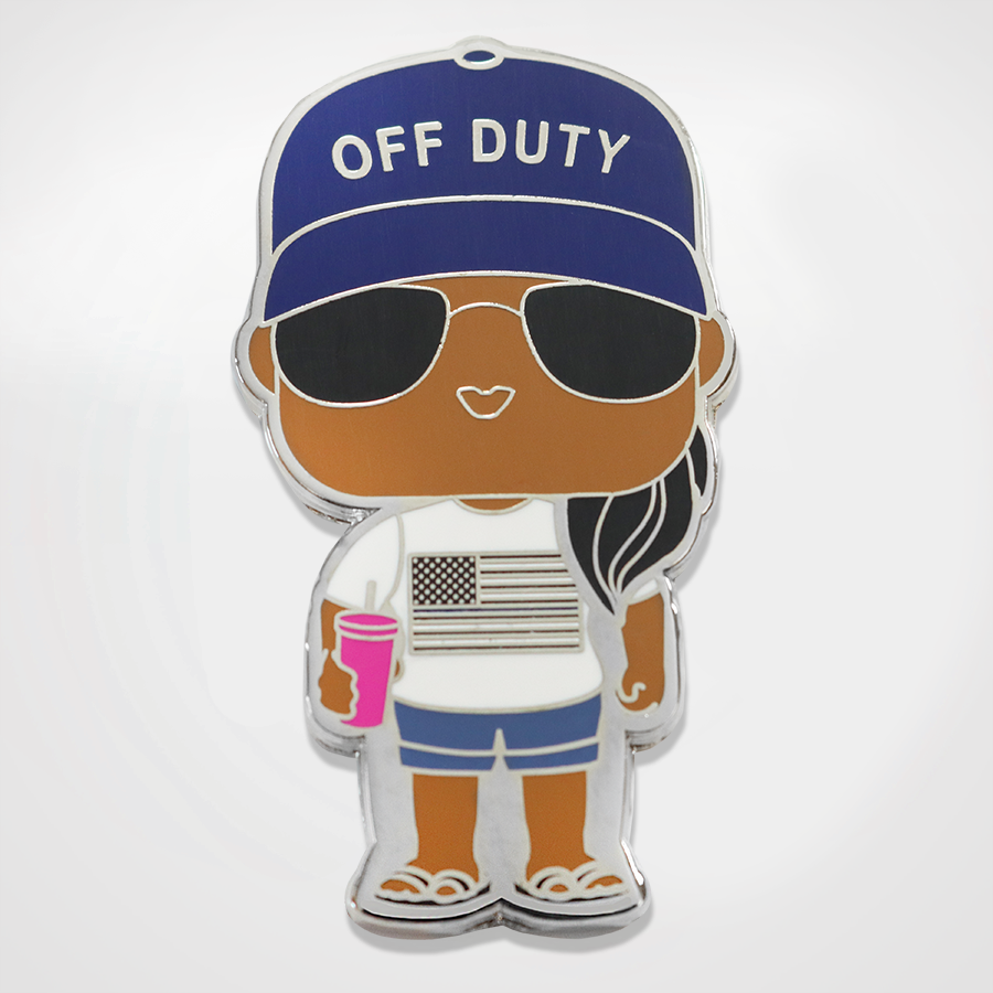 On Duty / Off Duty Officer (Female) Coin