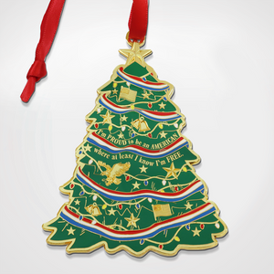 
            
                Load image into Gallery viewer, U.S.A. Christmas Tree Ornament
            
        