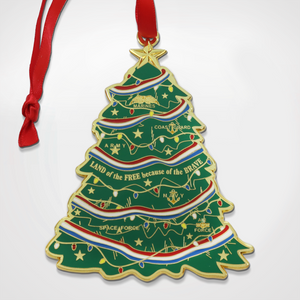 Military Christmas Tree Ornament