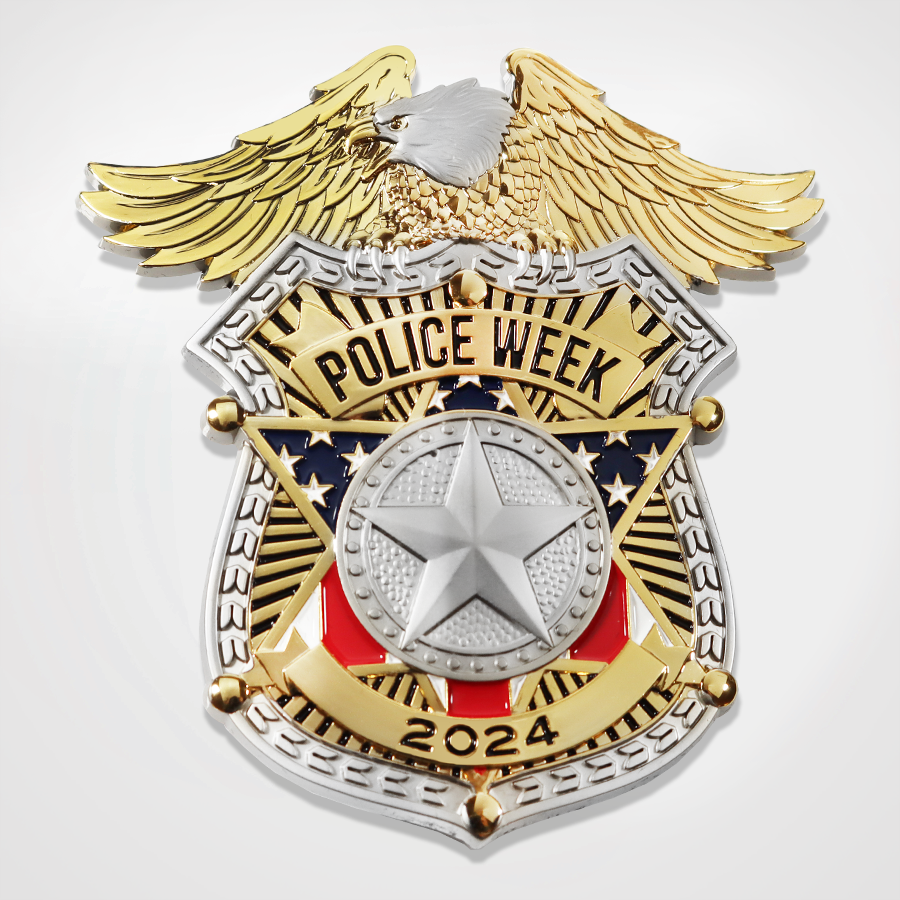 
            
                Load image into Gallery viewer, 2024 Police Week Badge &amp;amp; Coin Set
            
        