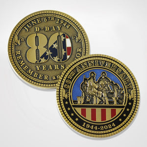 80th Anniversary of D-Day Coin