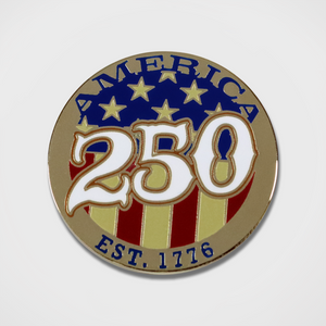 America 250 Round Pin