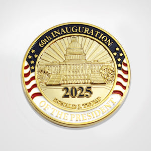 PRE-ORDER (see description) 2025 Trump Inauguration Badge & Coin Set