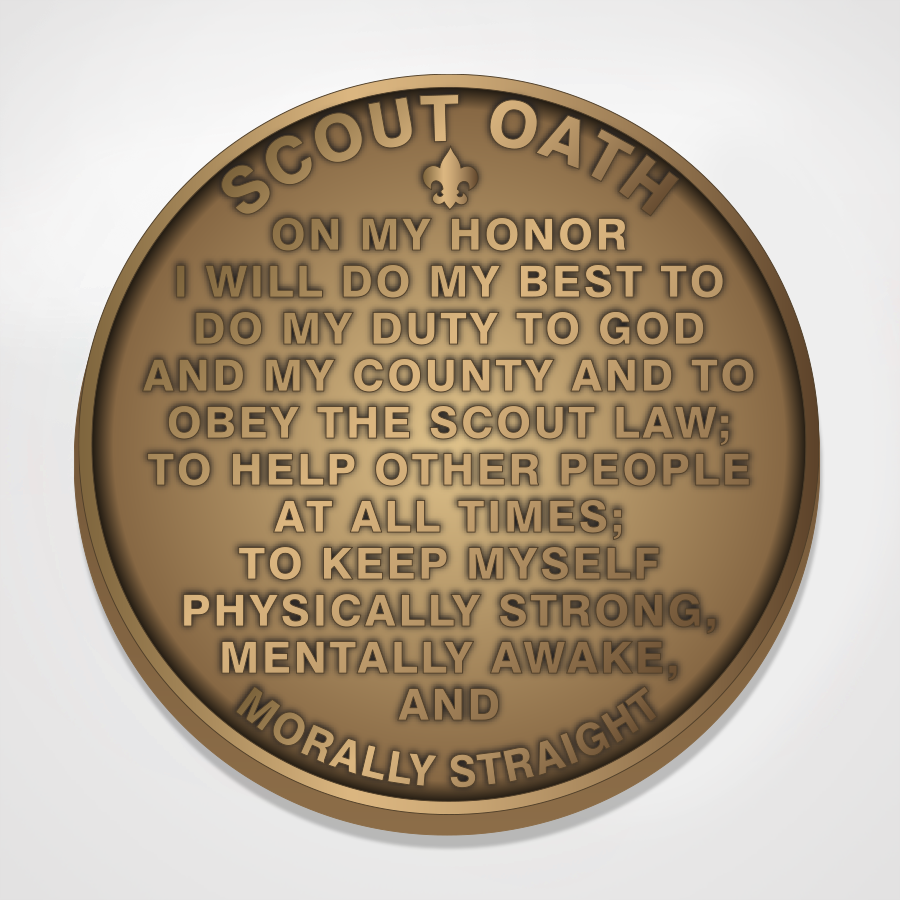 Scouting America Scout Law & Oath Coin