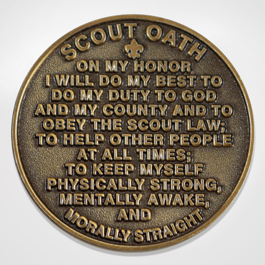 Scouting America Scout Law & Oath Coin