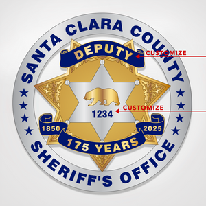 Santa Clara 175th Anniversary Uniform Badge