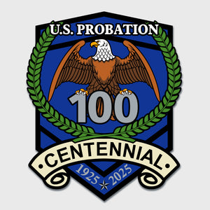 U.S. Probation Centennial PVC Patch