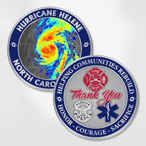 Hurricane Helene Relief Thank You Coin