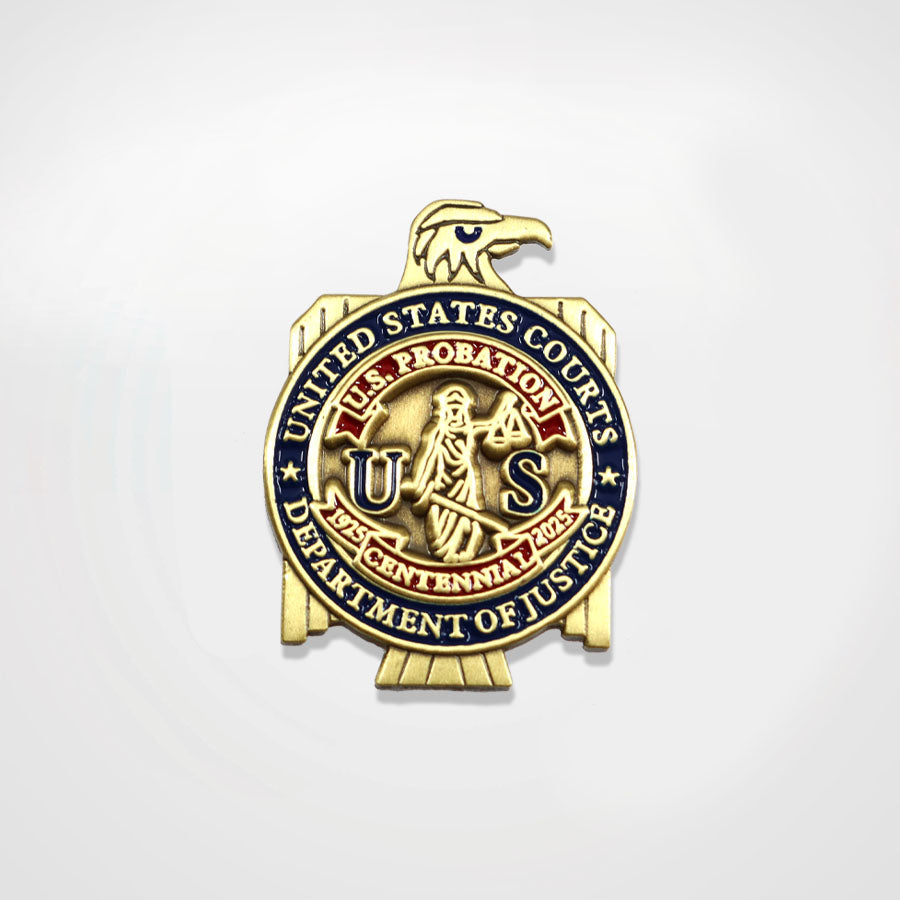 U.S. Probation Centennial Badge Set