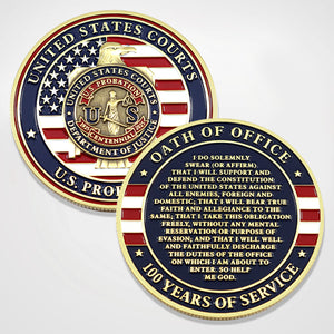 U.S. Probation Centennial Badge Set