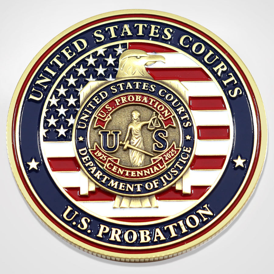 U.S. Probation Centennial Badge Set