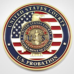 U.S. Probation Centennial Badge Set