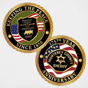 Monterey County Sheriff 175th Anniversary Coin