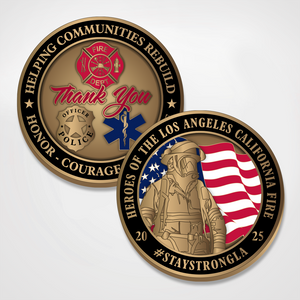 Los Angeles Fire Relief Thank You Coin