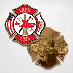 Los Angeles Fire First Responder Coin