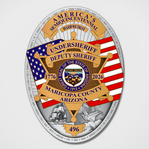 Maricopa County America 250 Anniversary Badge (2 Banner)