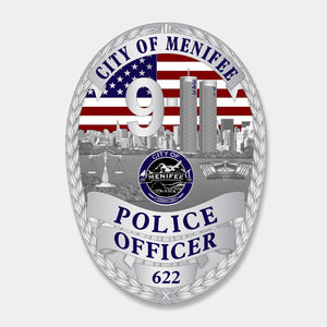 Menifee Police 9-11 Commemorative Badge