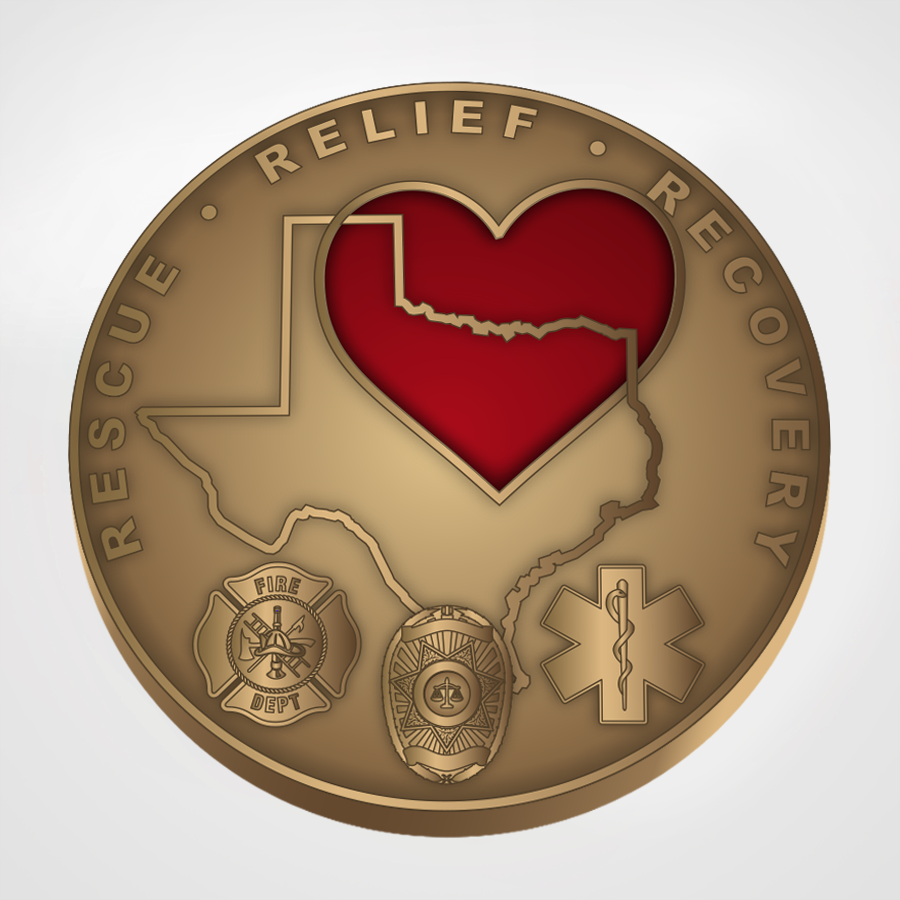 Kerr County Relief Thank You Coin