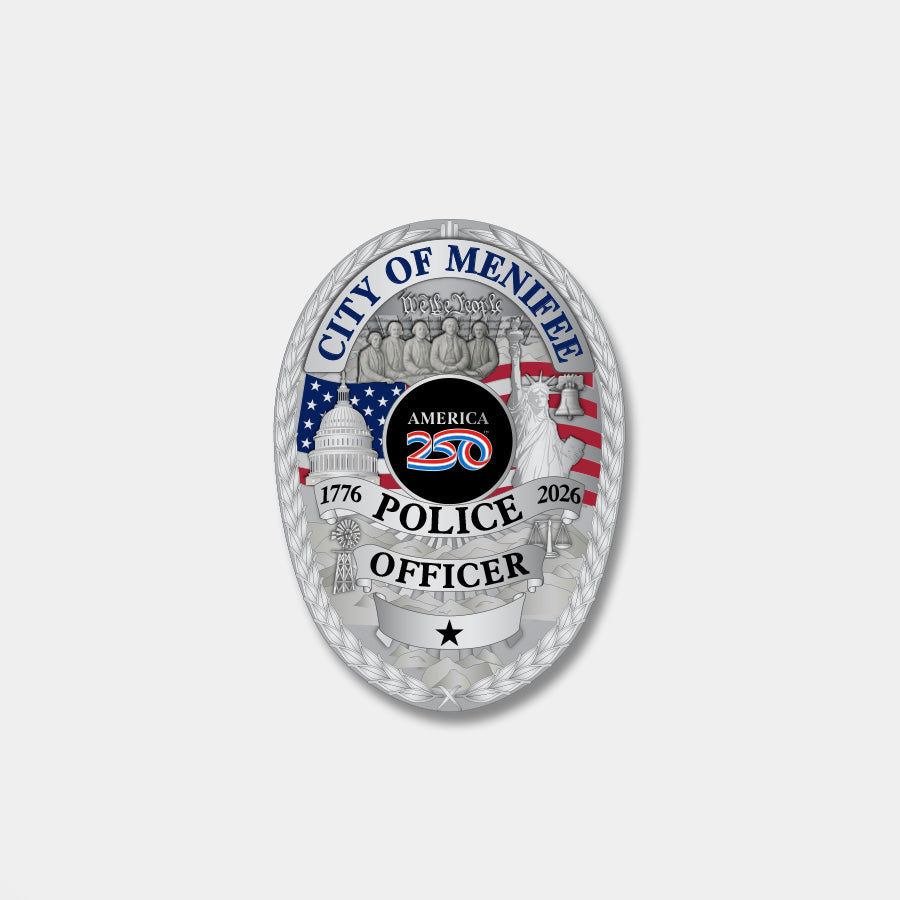 Menifee America 250th Commemorative Badge Set