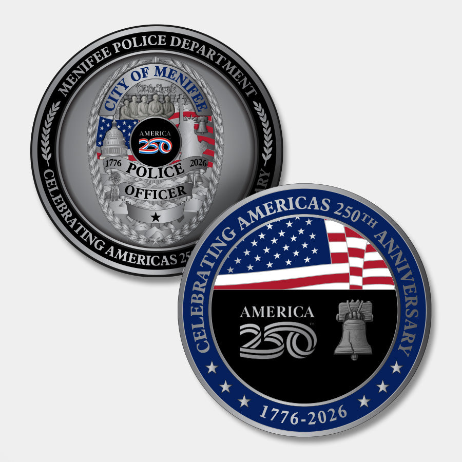 Menifee America 250th Commemorative Coin & Pin Set