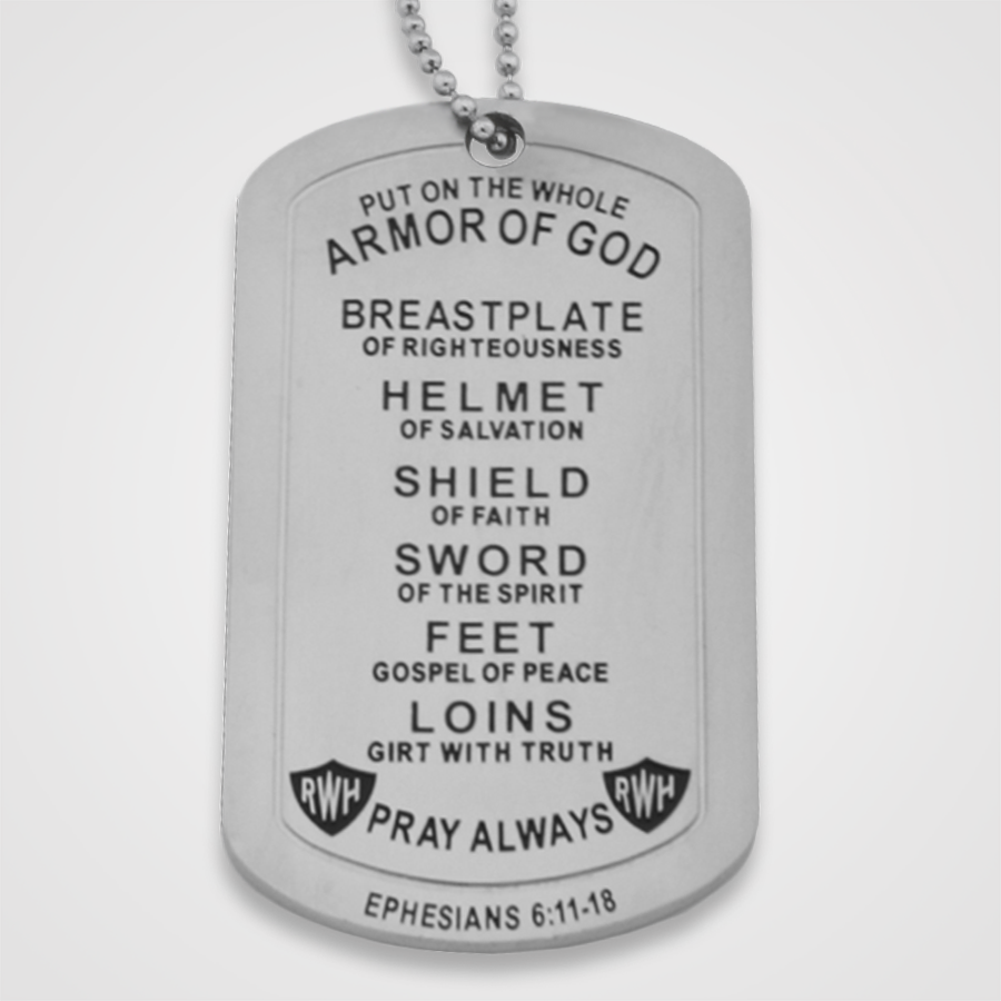 Armor of God Dog Tag
