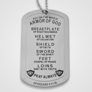 Armor of God Dog Tag