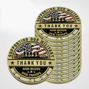 
            
                Load image into Gallery viewer, Thank You Military Coin 12 Pack Bundle
            
        