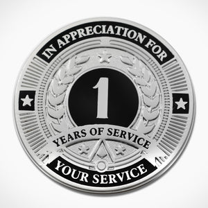 1 Year of Service Coin