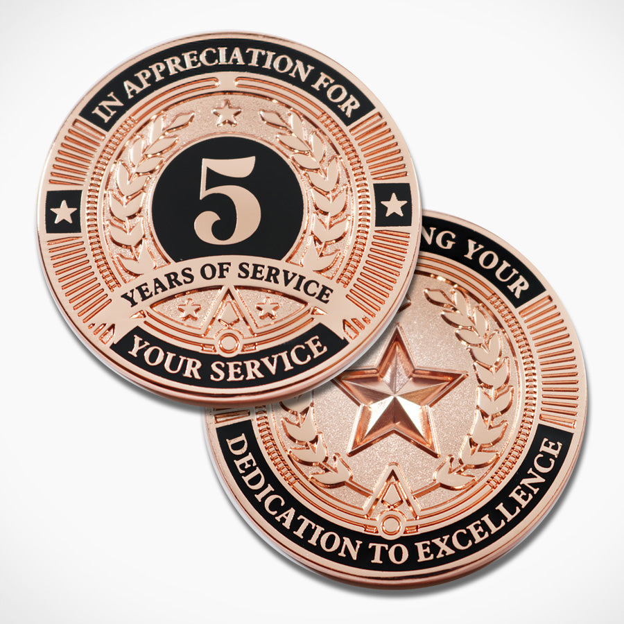 5 Years of Service Coin