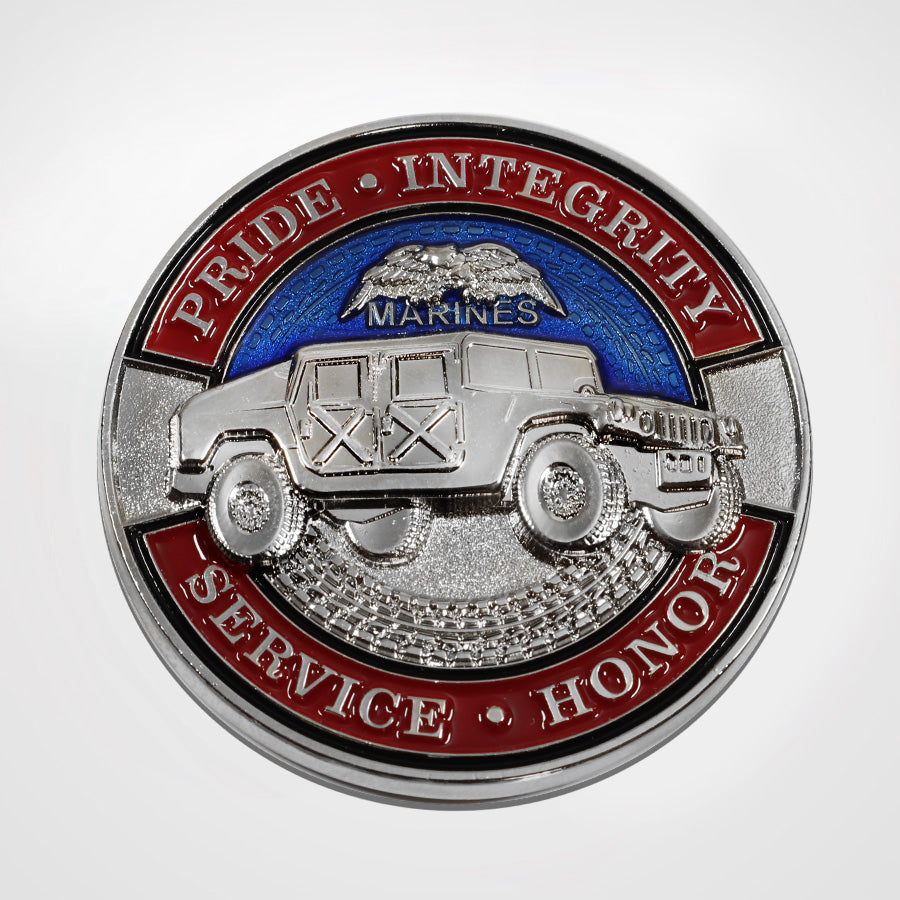 Military Vehicle Series - Marines Coin