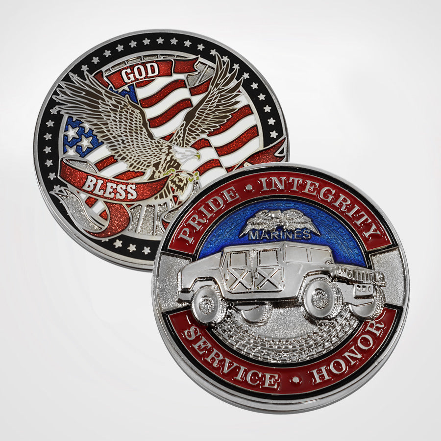 Military Vehicle Series - Marines Coin