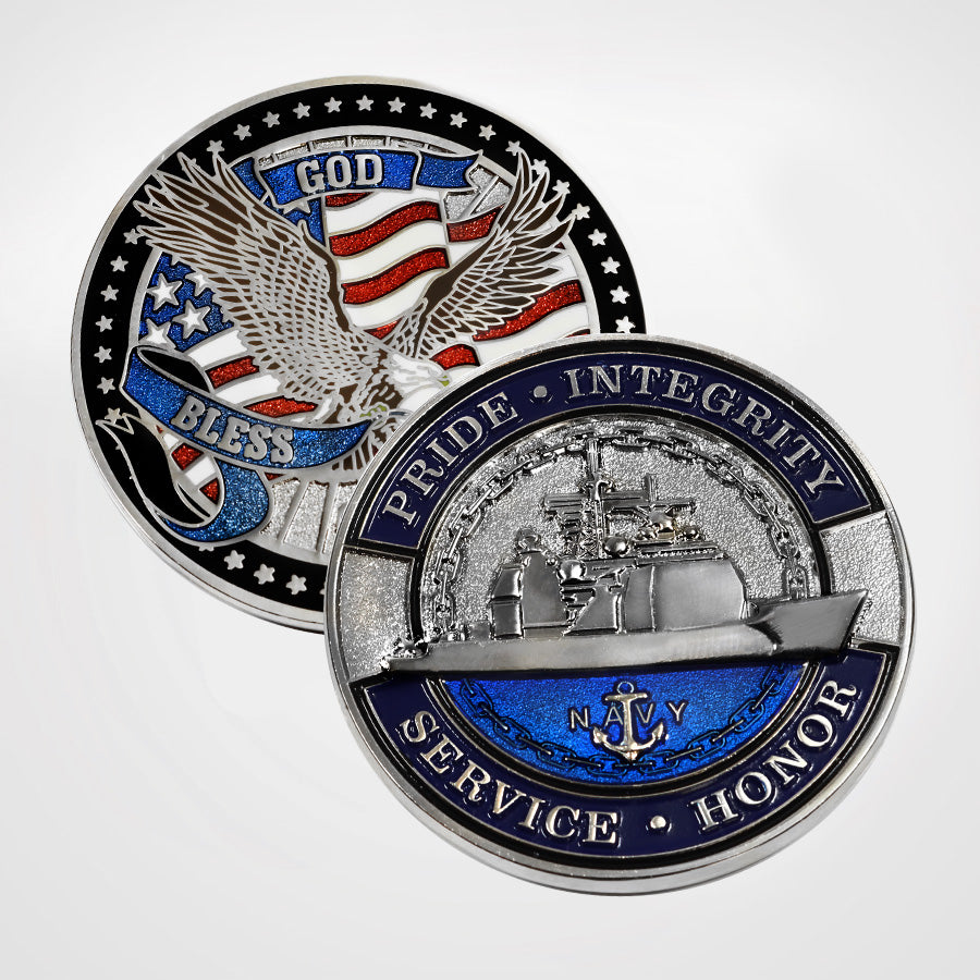 
            
                Load image into Gallery viewer, Military Vehicle Series - Navy Coin
            
        