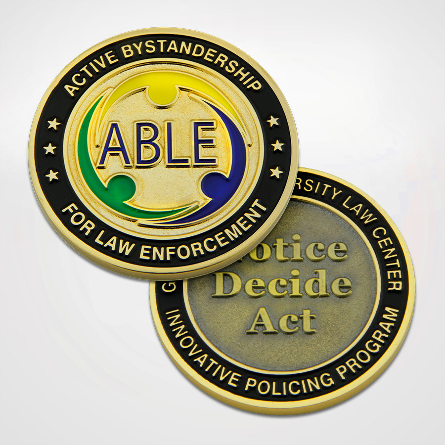 
            
                Load image into Gallery viewer, Active Bystandership for Law Enforcement Challenge Coins
            
        