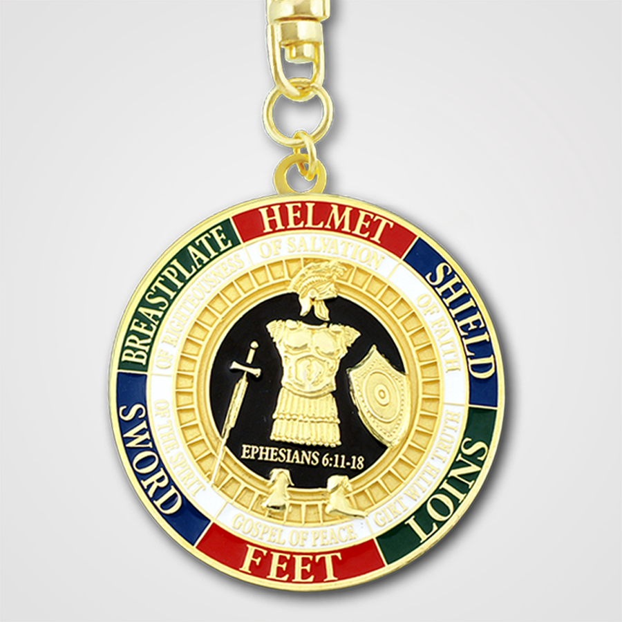 Armor of God Gold Key Chain SymbolArts Shop