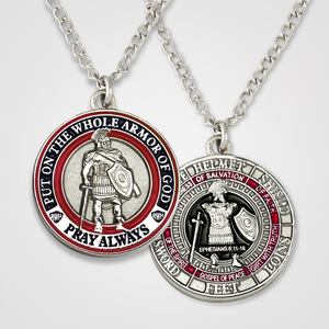 Armor of God Pendant Male-Red