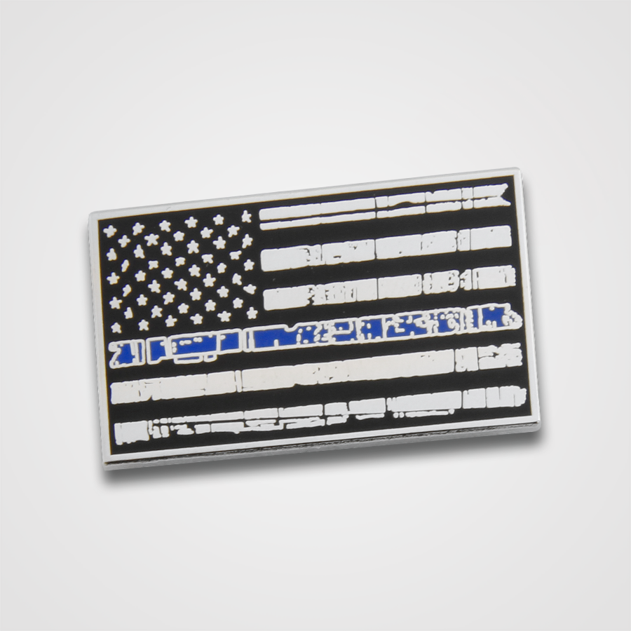 Blue Line Pin Blue Line Pin – SymbolArts Shop
