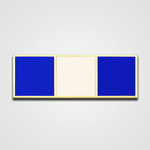 3-Stripe Blue/White Merit Pin-Bar